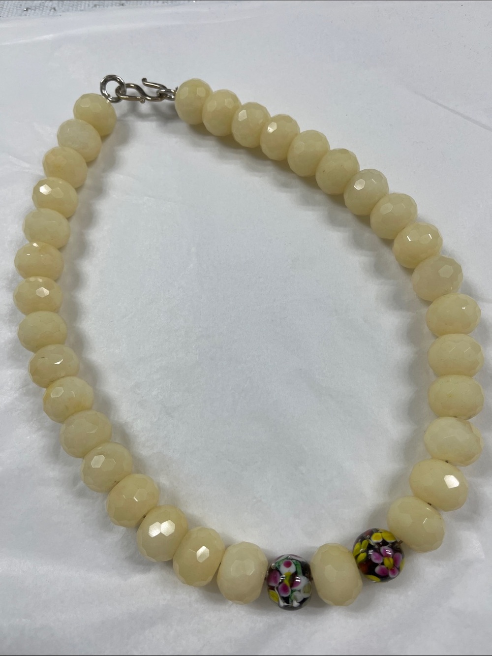 Beautiful Lemon Yellow Stone Necklace